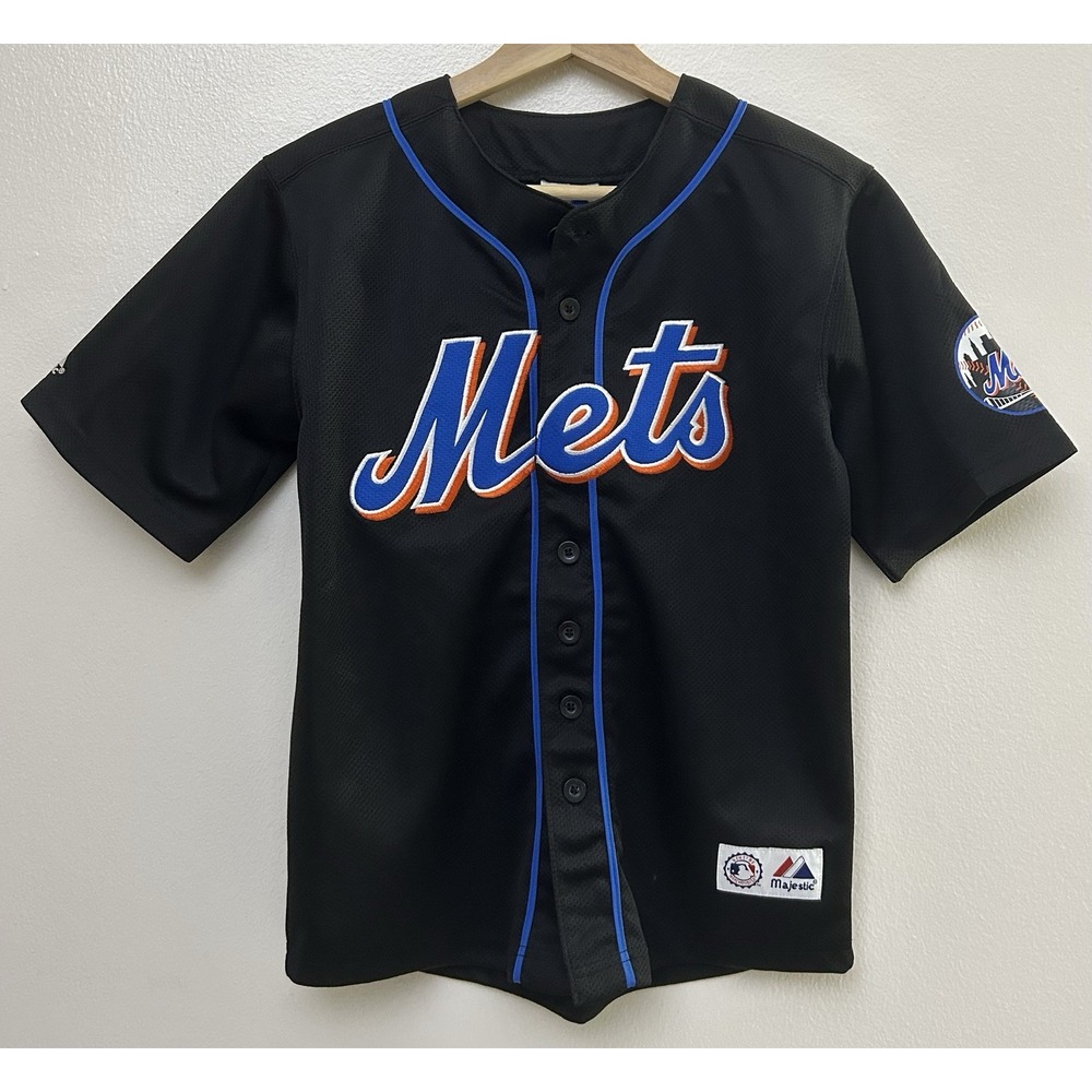 Vintage New‎ York Mets Majestic Baseball Jersey Wright #5 Youth 10-12